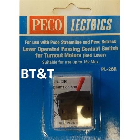 PECO Peco PCOPL-26R Passing Contact Switch Lever; Red PCOPL-26R